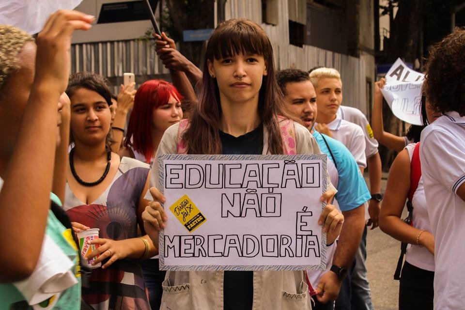 Protesto de Estudantes/ Foto: Nayara Stephanie