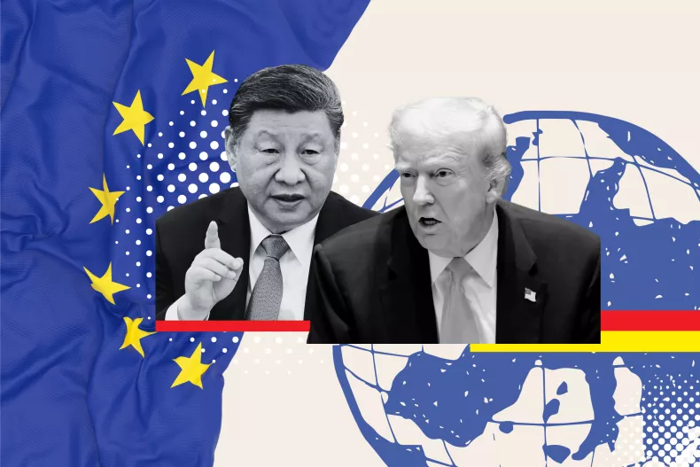 Em meio à disputa entre Washington e Pequim, a Europa tenta fortalecer sua posição estratégica sem abrir mão de interesses comerciais bilaterais.