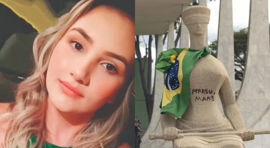 Relator concede prisão domiciliar a Débora dos Santos, ré pelos atos de 8 de janeiro