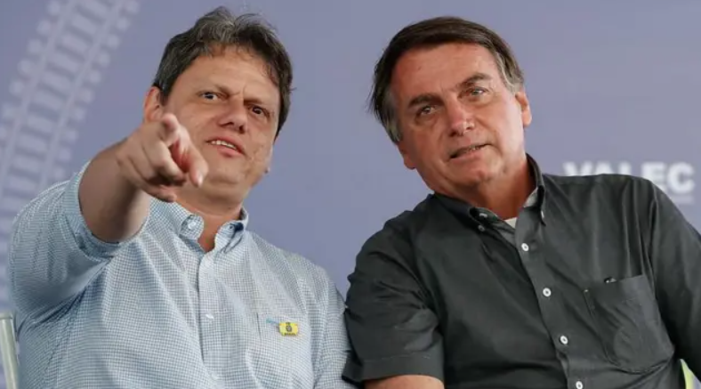 Tarcísio de Freitas e Bolsonaro