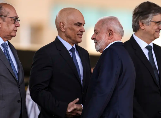 Presidente Lula e o Ministro Alexandre de Moraes.