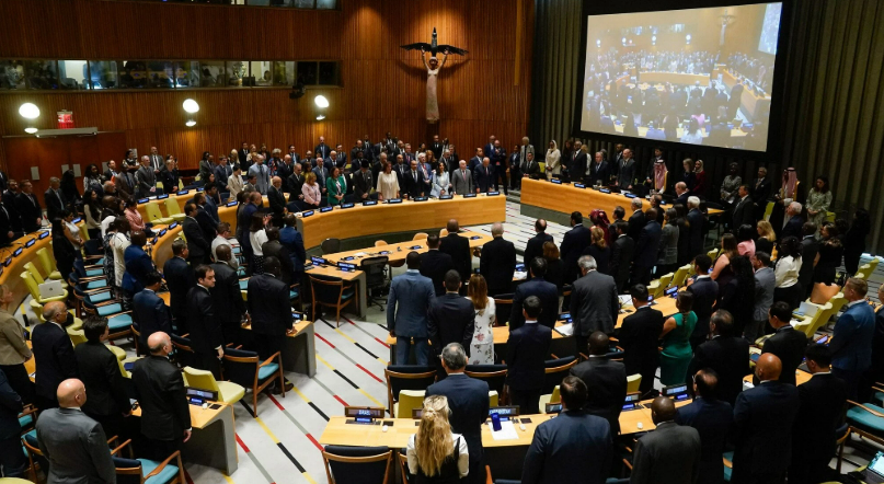 A Liga Árabe, a Turquia e a UE apoiaram uma declaração que apela a um caminho para uma solução de dois Estados e ao fim da guerra em Gaza.