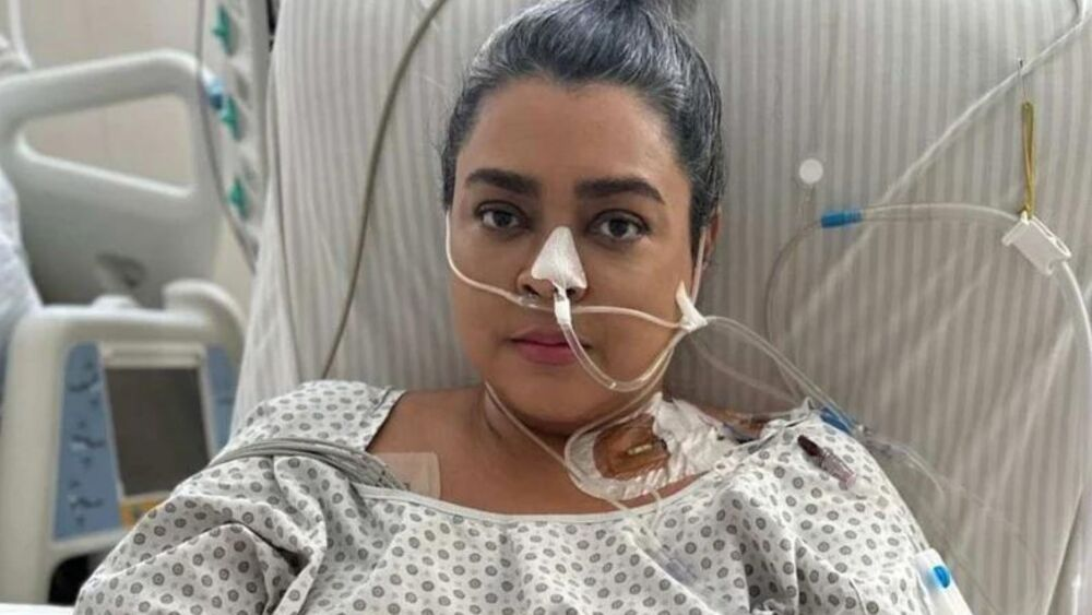 A cantora Preta Gil em tratamento contra o câncer.