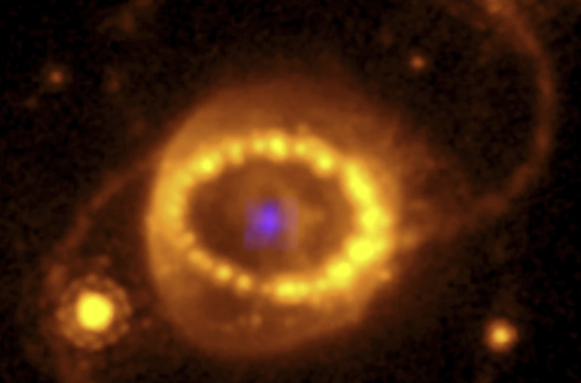 Telescópio espacial flagra estrela de nêutrons nos destroços de supernova famosa