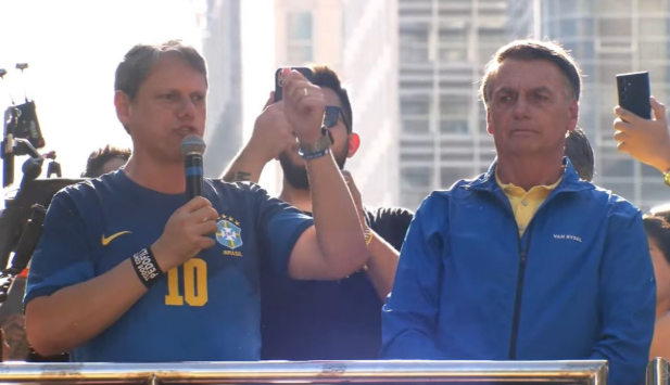 visita de Tarcísio e aliados a Bolsonaro em prisão