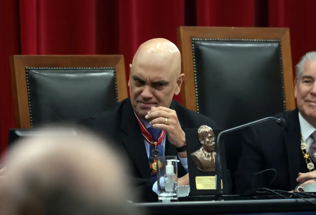 São Paulo (SP), 11/08/2025 - Ministro do STF, Alexandre de Moraes, recebe homenagem do Tribunal de Contas de SP na XXIII Jurídica 2025. Foto: Paulo Pinto/Agência Brasil