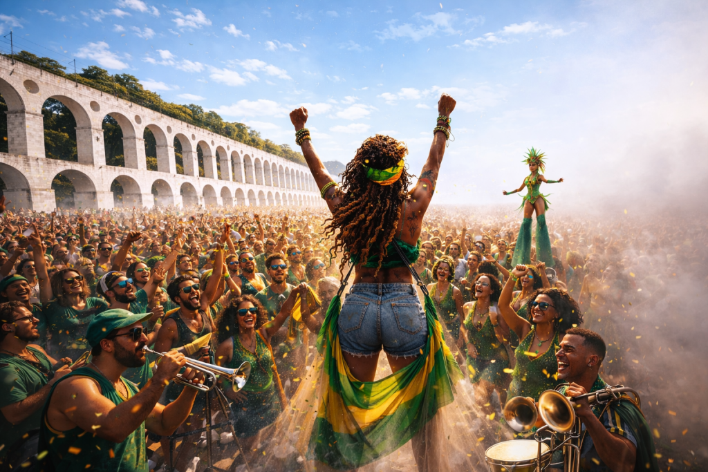 - Carnaval pode tudo. Menos questionar.