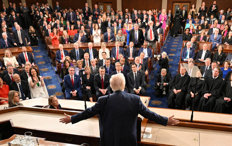Donald Trump, Congresso dos EUA, discurso, geopolítica, crise internacional, Irã, Washington DC, política externa, marcha da insensatez, segurança global.