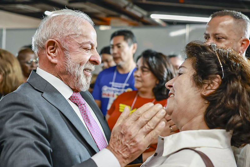 Presidente Lula durante a abertura da 2ª Conferência Nacional do Trabalho