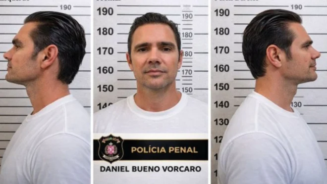 Daniel Bueno Vorcaro - foto de identificação prisional