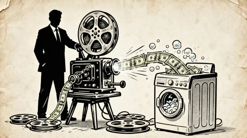 Ilustração editorial sobre Filme de Bolsonaro 'Dark Horse' é comparado a esquema de lavagem do megafraudador 1MDB. (Ilustraçã