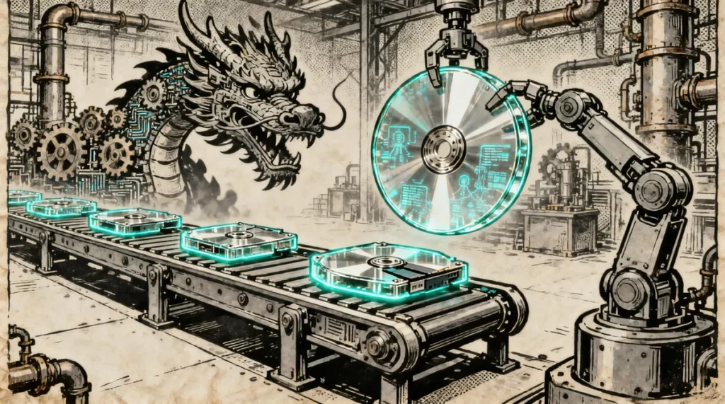 China alcança avanço na produção em massa com discos rígidos de vidro de 360TB